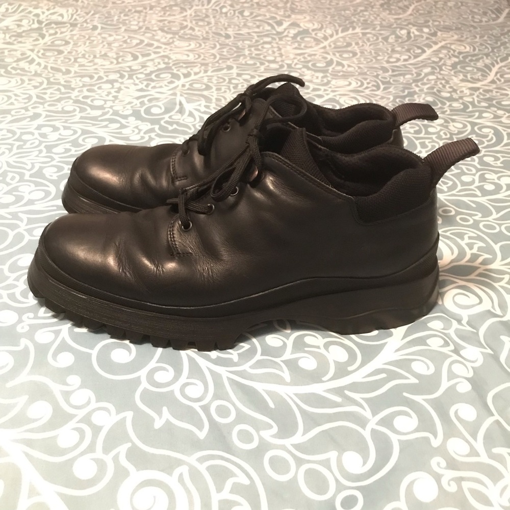 Prada lace up shoes